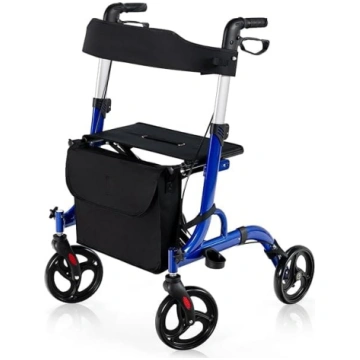 FANTASK salokāms un viegls rollators ar sēdekli, 2