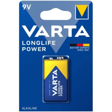 Baterija krona VARTA LONGLIFE POWER Alkaline 9V