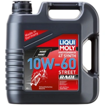 Motoreļļa 4T dzinējiem 10W60 LIQUI MOLY Street rac