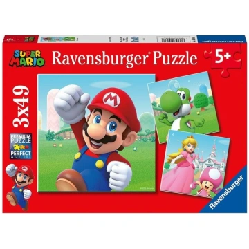 Ravensburger Puzzle Super Mario 3x49 - 05186