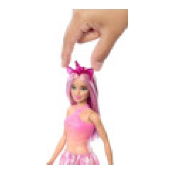 Lelle Bārbija Mattel lelle Vienradzis. rozā tērps 