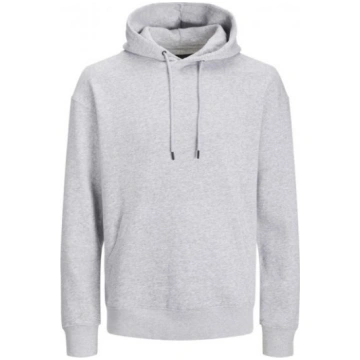 Jack & Jones BRADLEY Hoodie Light Grey Melange - D
