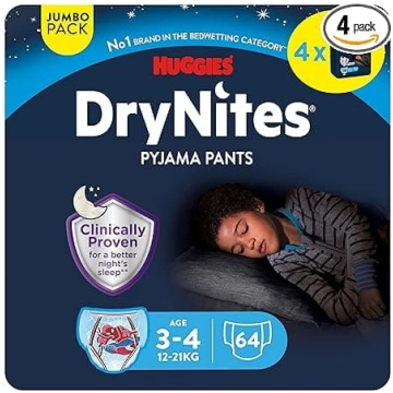 HUGGIES DryNites absorbējošas nakts autiņbiksītes,