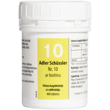 Adler Schüssler Nr. 10 ar biotīnu (nātrija sulfāts