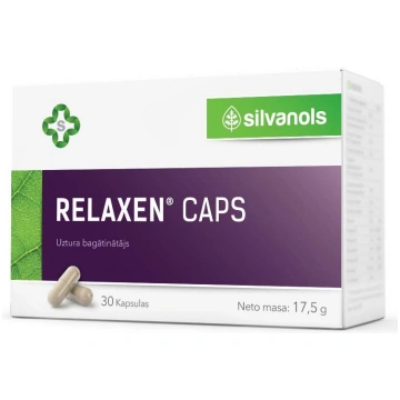 Silvanols Relaxen, 30 kapsulas