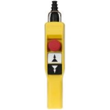 Pendant control station, Harmony XAC, plastic, yel
