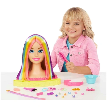 Barbie Neon Rainbow Deluxe Styling Head - Blonde H