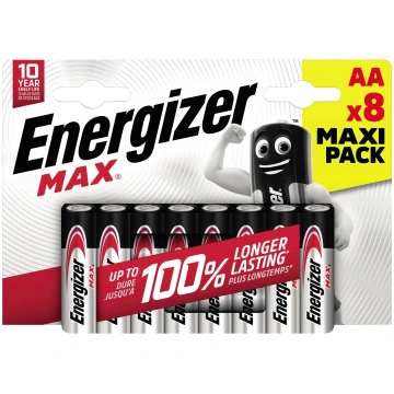 ENERGIZER Baterijas Energizer MAX BP8, AA, 1.5 V