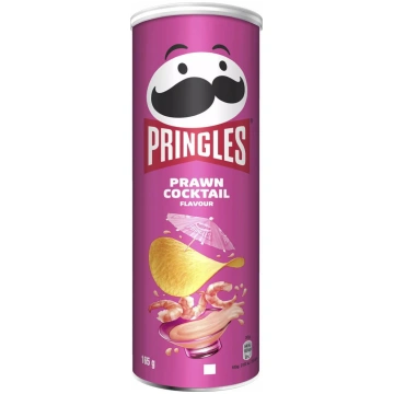 Kartupeļu čipsi Pringles Shrimp Cocktail 165 g, kā