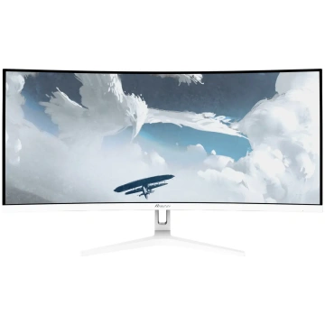 Arozzi Nova 34" VA, 165 Hz, datora monitors - balt