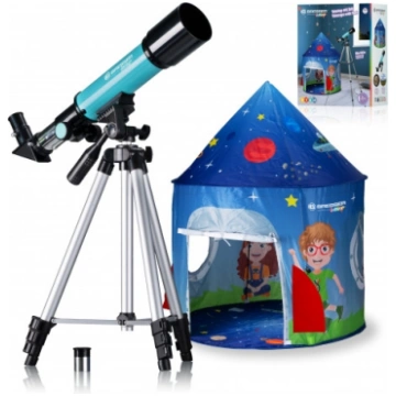 Bresser Junior 50/360 teleskops bērniem ar telti