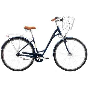 Velosipēds ROMET Art Deco Lux, ar priekšējo grozu,