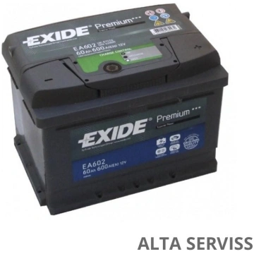 Akumulators Exide EA602 60Ah, 600A, 12V