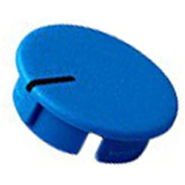Cap; ABS; blue; push-in; Pointer: black; round | A
