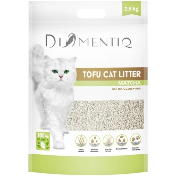 tofu granulēta kaķu smiltis, 2,5 kg, matcha DIAMEN