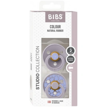 BIBS Studio Colour Natural rubber pacifier 6-18 mo