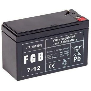 BATTERY 12V 7AH VRLA/FGB7-12 EMU | FGB7-12 | 59023