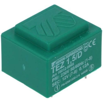 Transformer: encapsulated; 1.5VA; 230VAC; 12V; 125