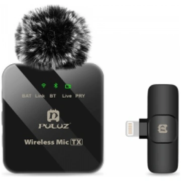 Wireless Lavalier Microphone for iPhone / iPad, 8-