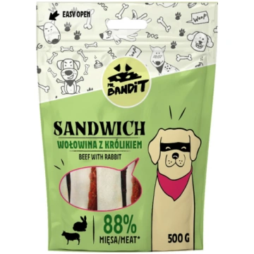 Mr.Bandit Sandwich ar Liellopu un Trusi Kārumi Suņ
