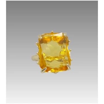 Mayan Ring - Maya Topazio Giallo