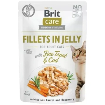 Mitrs kaķu barības Brit Fillets želejā Smalka fore