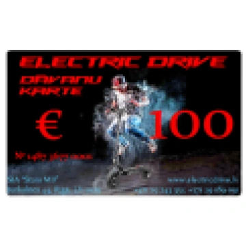 Dāvanu karte 100€ ELECTRIC DRIVE Dāvanu karte Dual