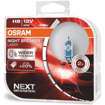 Osram Night Breaker Laser +150% 2 gen H8 12V 35W d