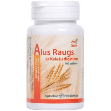 Uztura bagātinātājs AP Alus raugs ar kviešu dīgsti