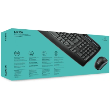 LOGITECH KEYBOARD +MOUSE COMBO MK330/ENG 920-00398