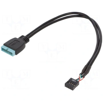 Cable: mains | USB 2.0 9pin,USB 3.0 19pin | 0.3m |