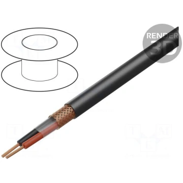 Wire: loudspeaker cable | 2x1mm2 | stranded | OFC 