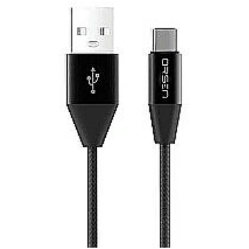 Orsen S33 Type-C Data Cable 2.1A 1.2m black T-MLX5