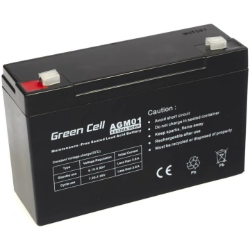 Green Cell Akumulator gel AGM 6V 12Ah (AGM01) ( GR