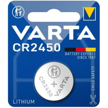 Litija poga CR2450 - 1 gabals Varta