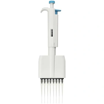 Daudzkanālu pipetes ar regulējamu tilpumu, 8 kanāl