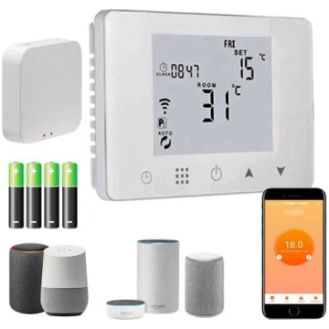 CRONOTERMOSTATO WIFI A BATTERIE PROGRAMMABILE SMAR