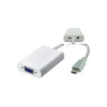 MicroConnect Adapter HDMI - VGA M/F White Support 