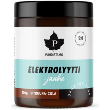 Puhdistamo electrolyte powder, lemon cola, 120 g (