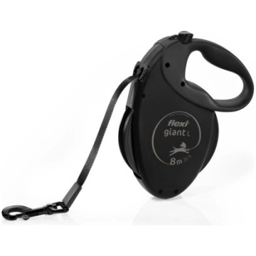 FLEXI Giant Tape Black Edition - automatic dog lea