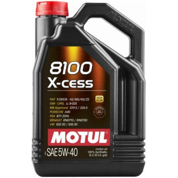 Motul 102870 - 8100 X-cess 5W40 5L ACEA A3-B4.API 