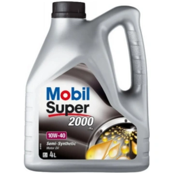 5L - 10w40 MOBIL SUPER 2000 X1 pussintētiskā motor