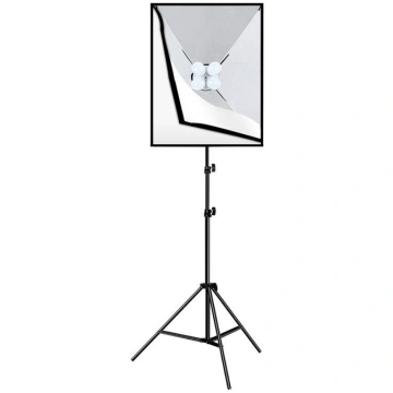 Studio set Puluz softbox 50x70cm, tripod, LED bulb