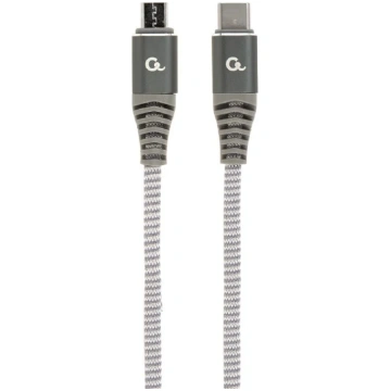 Cablexpert Premium cotton braided USB Type-C to mi