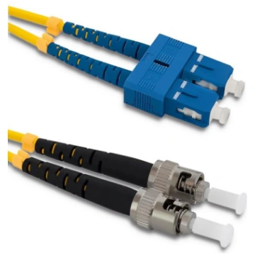 Qoltec Patchcord fiber optic SC/UPC - ST/UPC | Sin