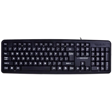 Esperanza EK129 keyboard USB QWERTY UK English Bla