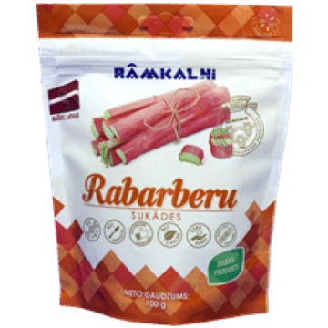 Rabarberu sukādes RĀMKALNI 100g