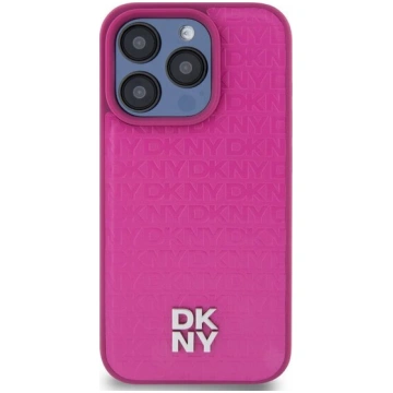 DKNY ādas monogrammu raksts metāla logo MagSafe ko