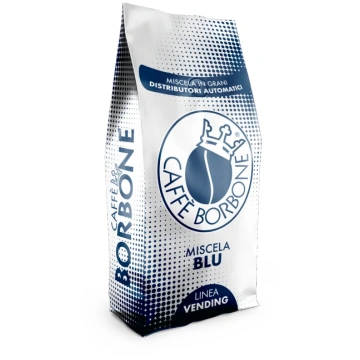 Caffè in grani Borbone miscela blu