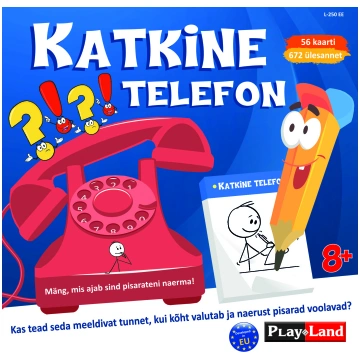 Galda spēle Sabojātais telefons (8+, igauņu valodā